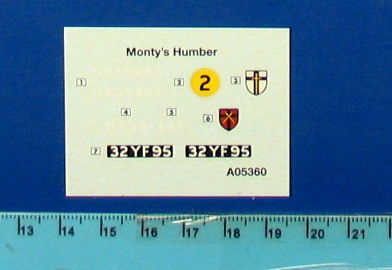 Airfix 05360 Monty&amp;#39;s Humber Snipe Staff Car 1/32 – image 3