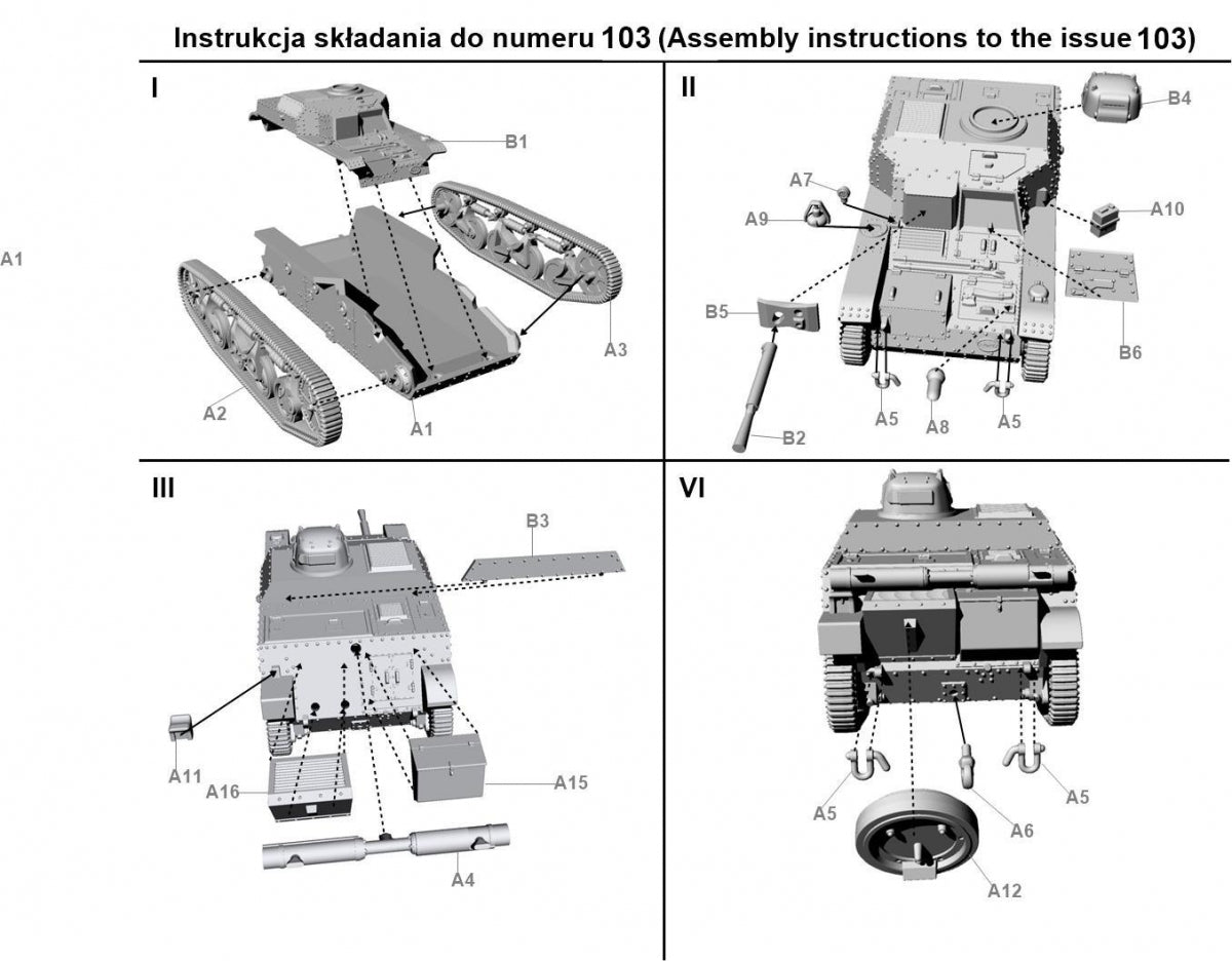 First To Fight PL103 French Tank Destroyer AMR35 ZT3 1/72 – Bild 4
