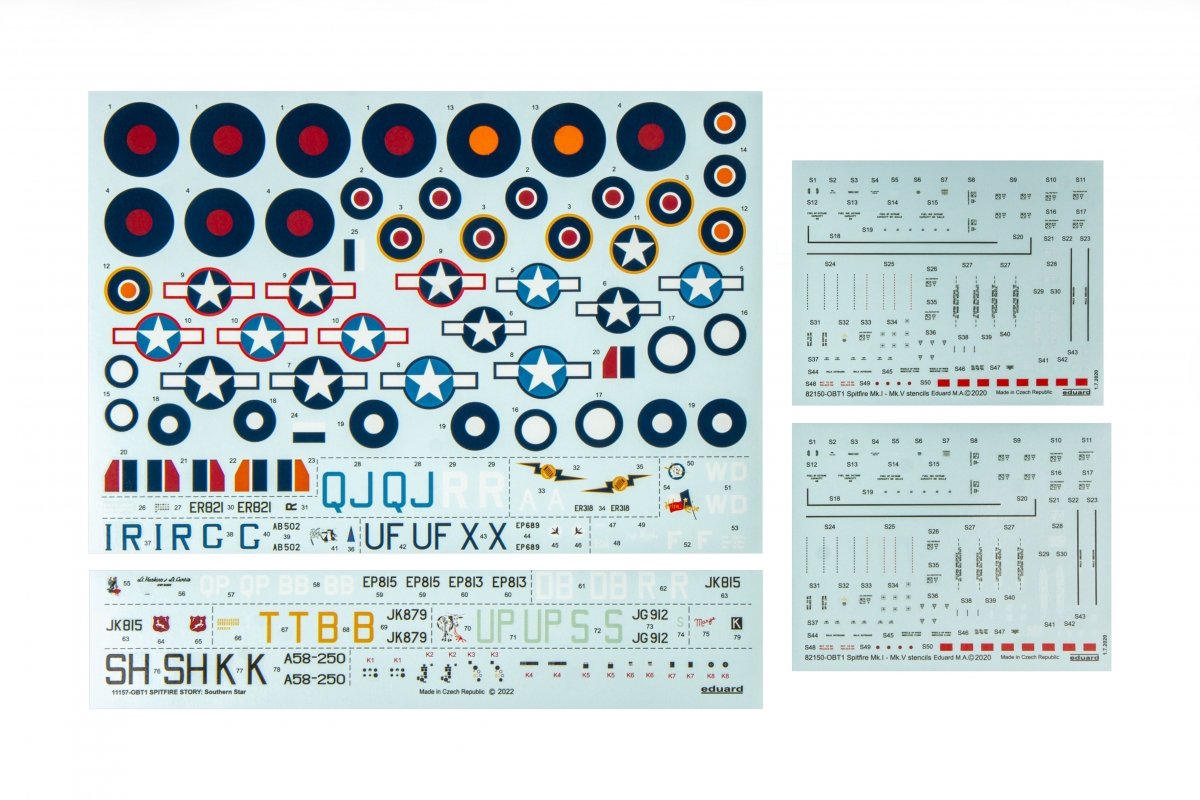Eduard 11157 SPITFIRE STORY: Southern Star DUAL COMBO 1/48 – image 6