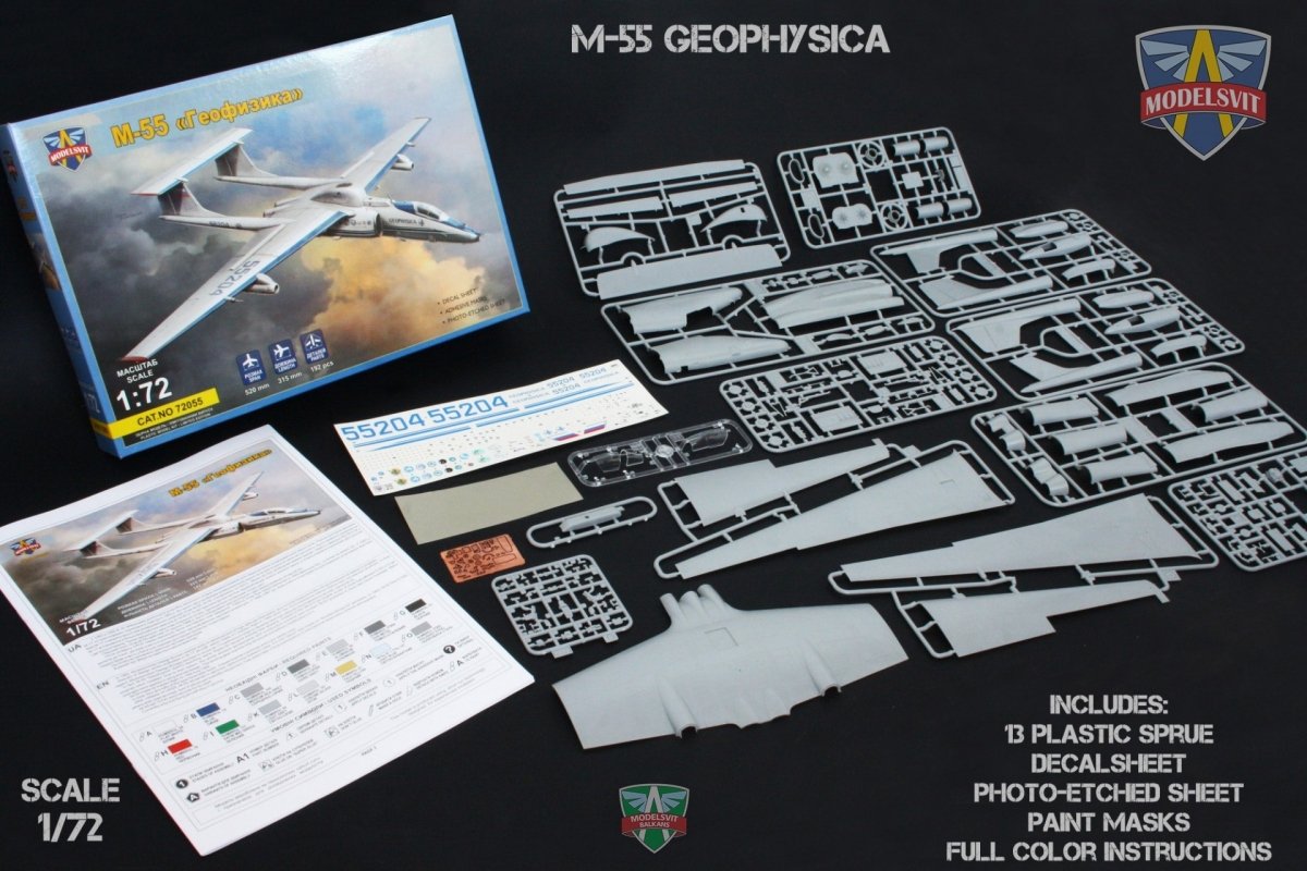 Modelsvit 72055 M-55 &amp;quot;Geophysica&amp;quot; research aircraft 1/72 – obrázek 2