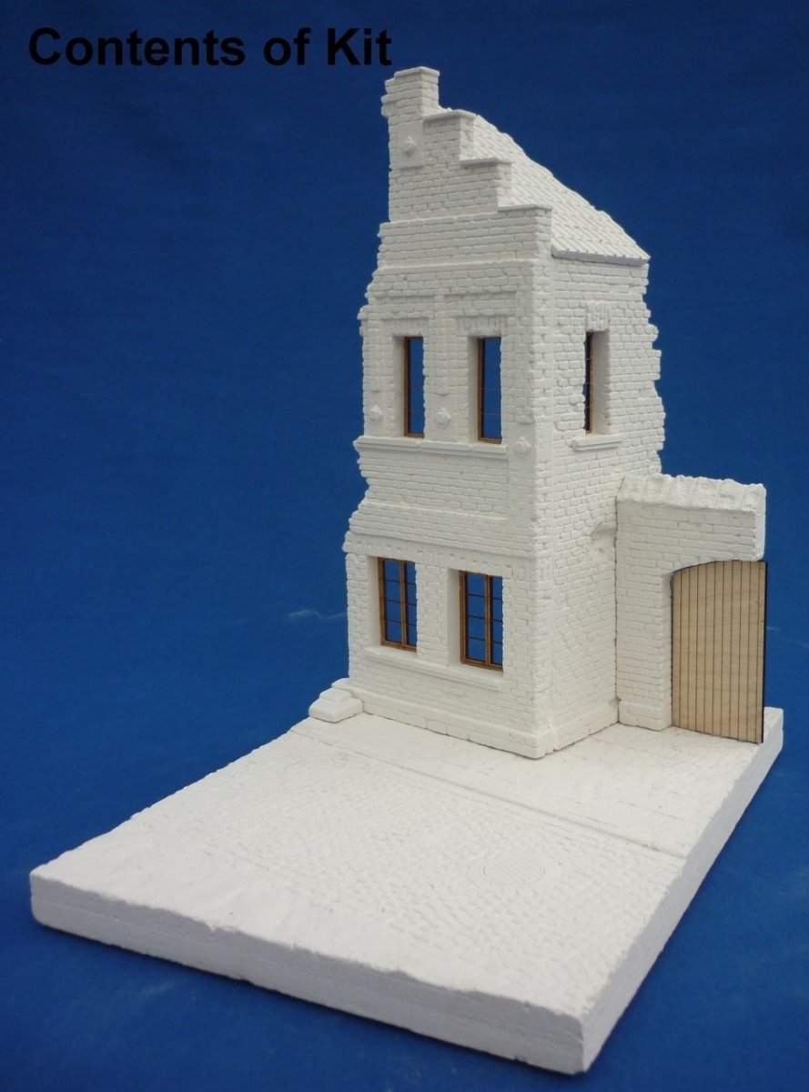 RT-Diorama 35202 Diorama-Base:Brick House Ruin 1/35 – imagen 2