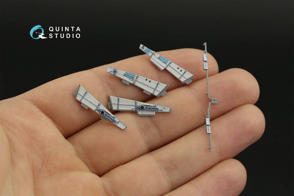 Quinta Studio QD48320 Su-30SM 3D-Printed &amp;amp; colored Interior on decal paper (GWH) 1/48 – immagine 11