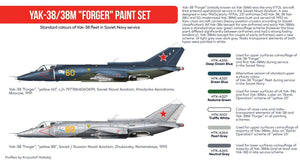 Hataka Hobby HTK-AS111 Yak-38/38M &amp;quot;Forger&amp;quot; paint set (6x17ml) – obrázek 2