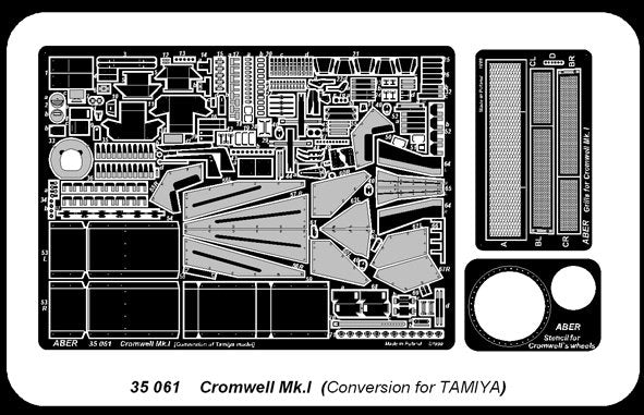 Aber 35061 Cromwell Mk.I conversion (TAM) (1/35) – obrázek 4