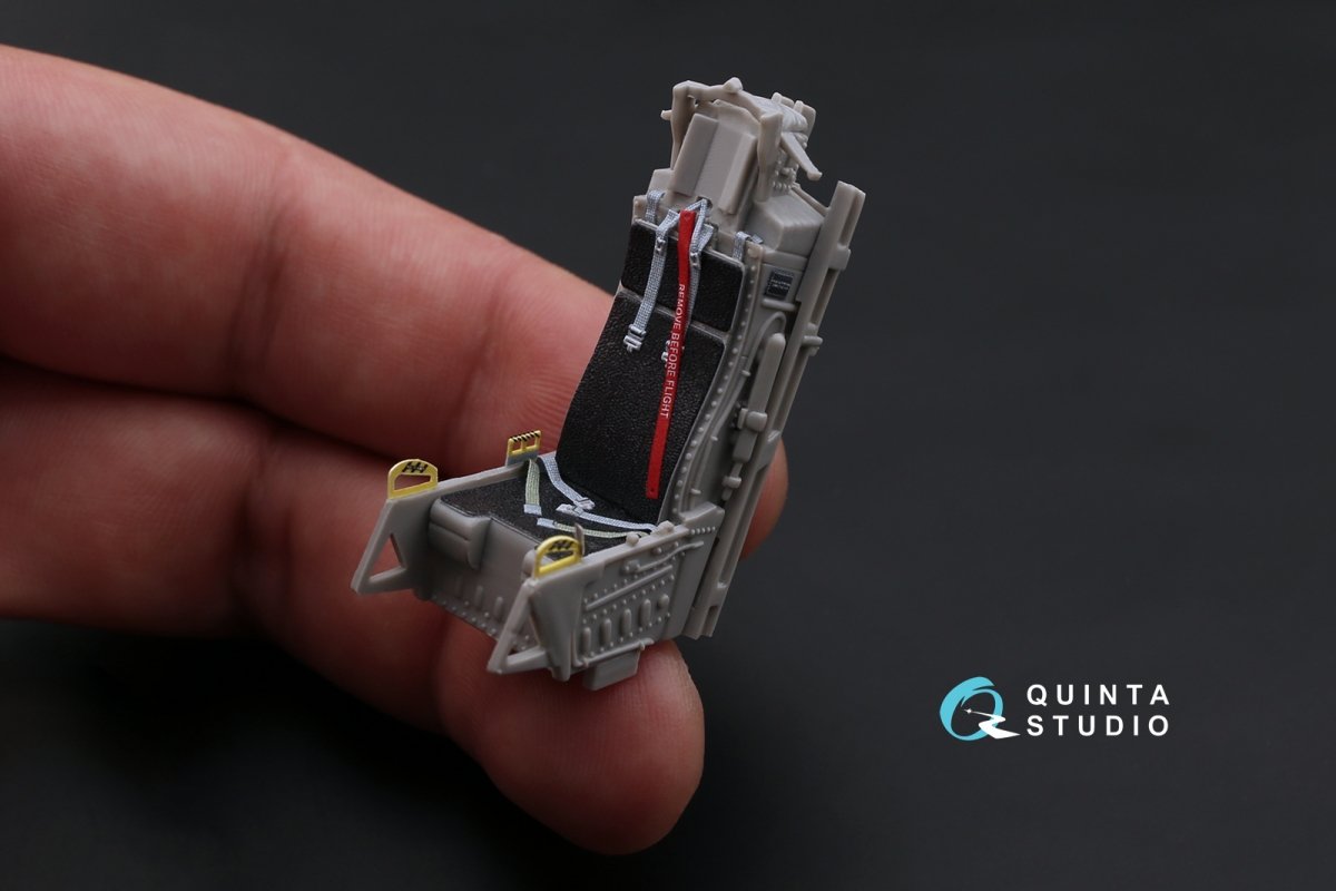 Quinta Studio QD32073 A-10C 3D-Printed &amp;amp; colored Interior on decal paper (for Trumpeter kit) 1/32 – immagine 10