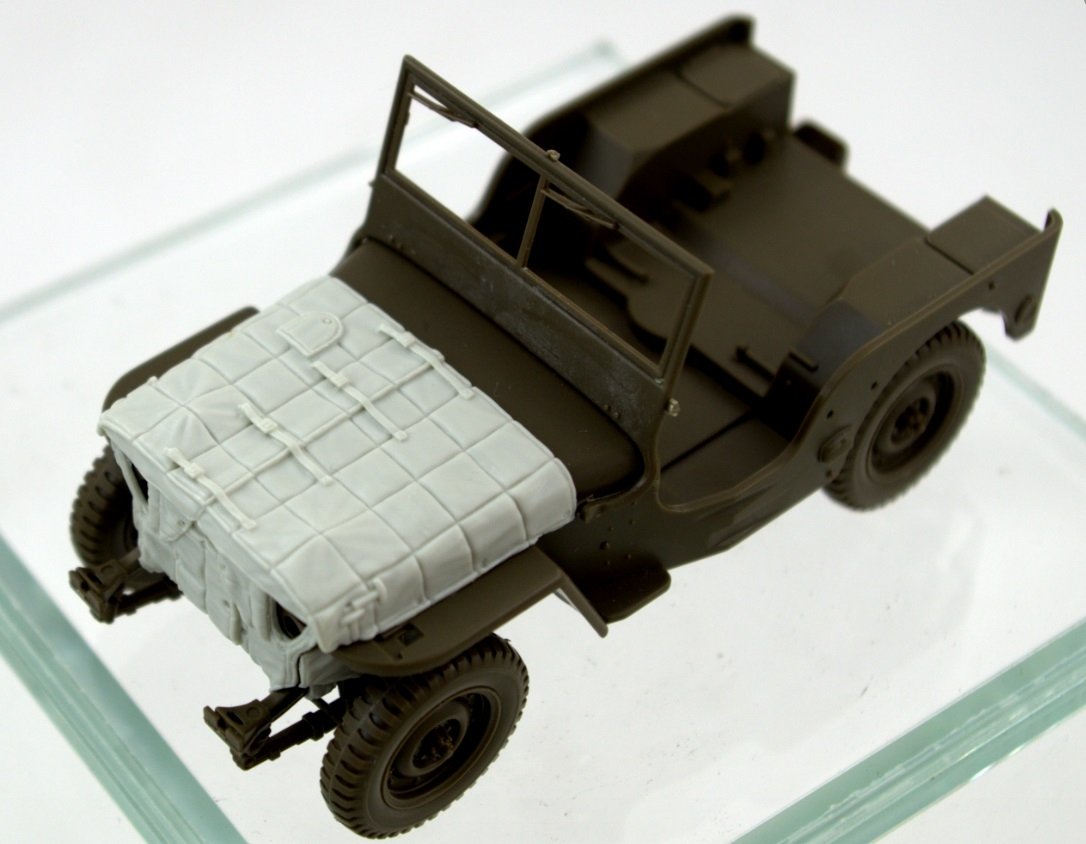 Panzer Art RE35-713 Willys “Jeep” winter canvas cover 1/35 – image 4