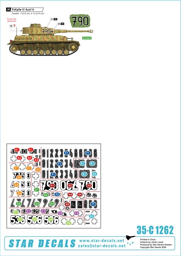 Star Decals 35-C1262 PzKpfw IV in Normandy and France #2 1/35 – image 2