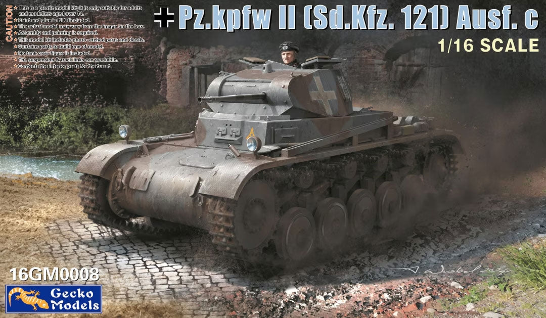 Gecko Models 16GM0008 Pz. Kpfw. II Ausf. C 1/16