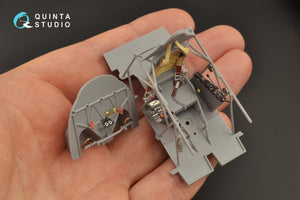 Quinta Studio QD32104 Fiat CR.42 3D-Printed &amp;amp; colored Interior on decal paper (ICM) 1/32 – imagen 2