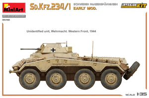 MiniArt 35410 Sd.Kfz.234/1 Schwerer Panzerspahwagen. EARLY MOD. INTERIOR KIT 1/35 – image 14