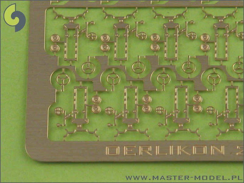 Master SM-350-050 Oerlikon 20mm USN type - complete three dimensional gun, turned and etched elements (20pcs) – image 2