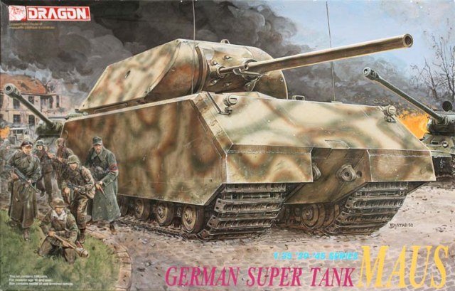 Dragon 6007 Char lourd allemand MAUS (1/35)