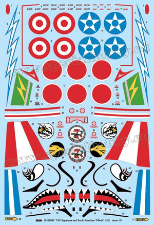 Special Hobby 32066 T-33 &amp;#39;Japanese and South American T-Birds&amp;#39; 1/32 – immagine 2