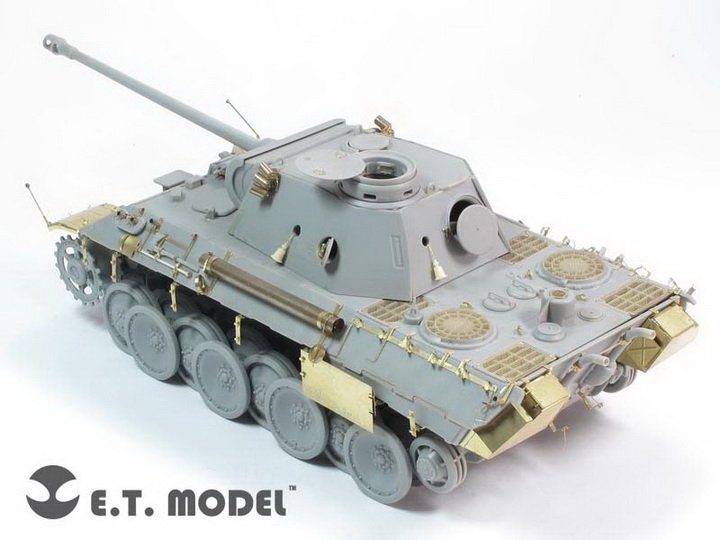 E.T. Model E35-124 WWII German Panther D Basic (For DRAGON Smart Kit) 1/35 – zdjęcie 3