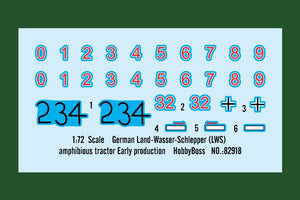 Hobby Boss 82918 German Land-Wasser-Schlepper (LWS) amphibious tractor Early production 1/72 – Bild 2