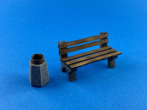 Point of no Return 3522010 Station benches and trash cans 1/35 – image 5