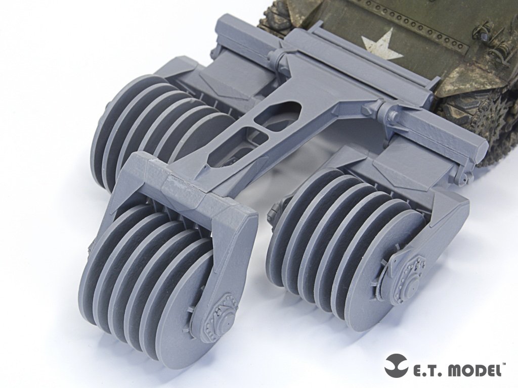ET Model P35-041 WWII US ARMY T1E1 &amp;quot;Earthworm&amp;quot; Mine Exploder (for Late M32B1 Hull) ( 3D Printed ) 1/35 – image 5