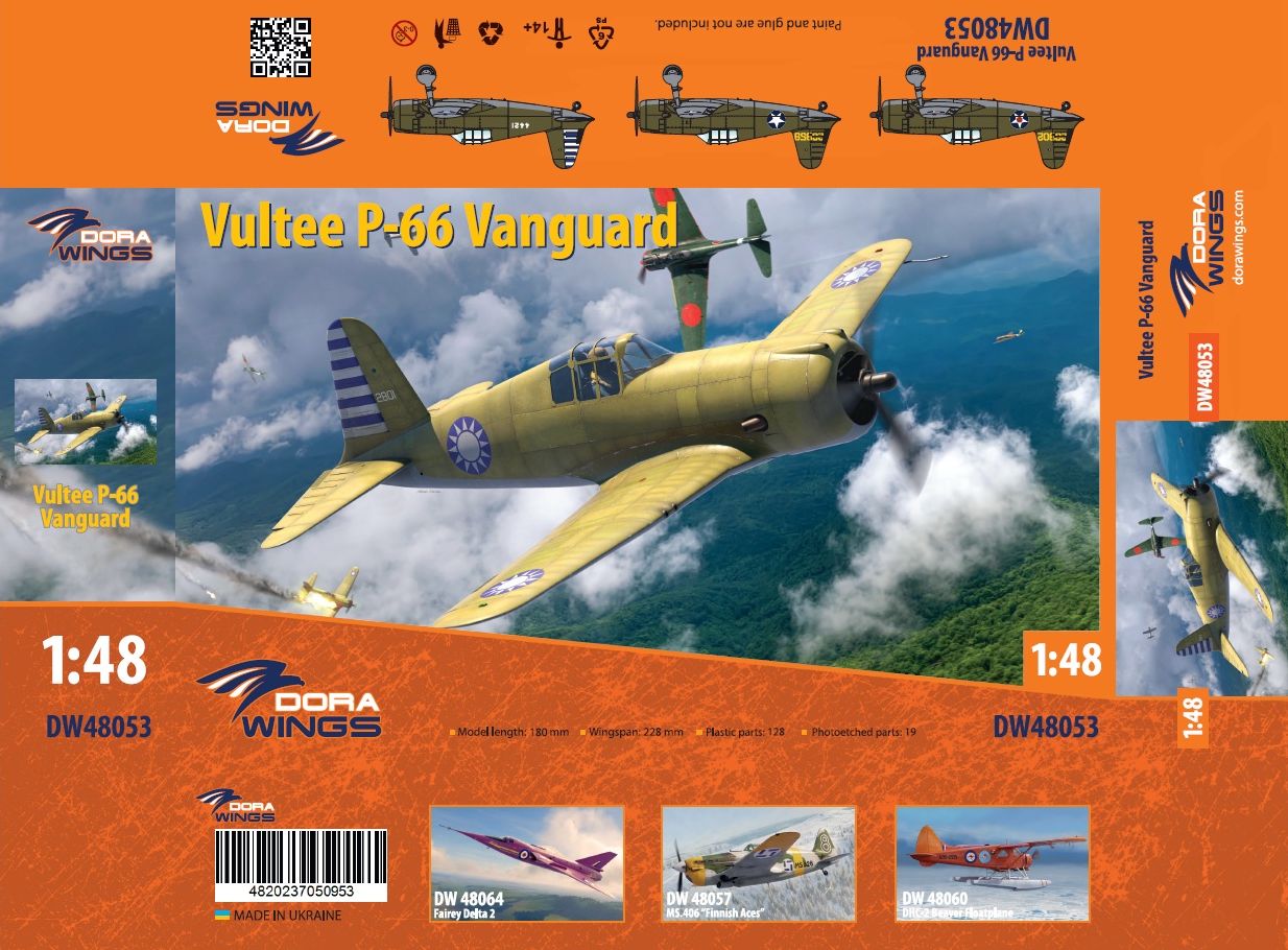 Dora Wings 48053 Vultee P-66 Vanguard 1/48 – immagine 2