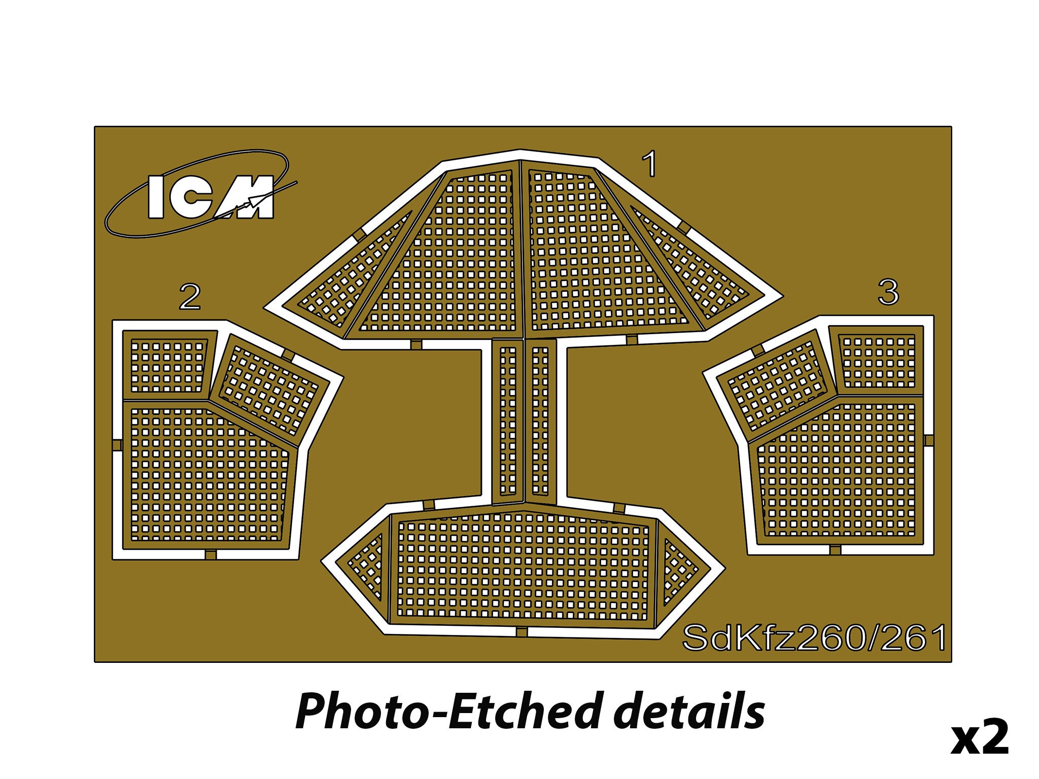 ICM DS7207 Wehrmacht Light Armored Vehicles (Sd.Kfz.222 / Sd.Kfz.223 / Sd.Kfz.260 and Sd.Kfz.261) 1/72 – image 5
