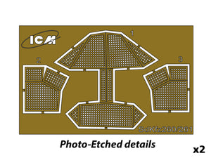 ICM DS7207 Wehrmacht Light Armored Vehicles (Sd.Kfz.222 / Sd.Kfz.223 / Sd.Kfz.260 and Sd.Kfz.261) 1/72 – image 5