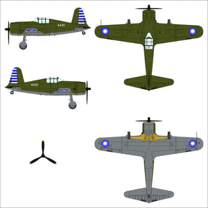 Dora Wings 48053 Vultee P-66 Vanguard 1/48 – immagine 6