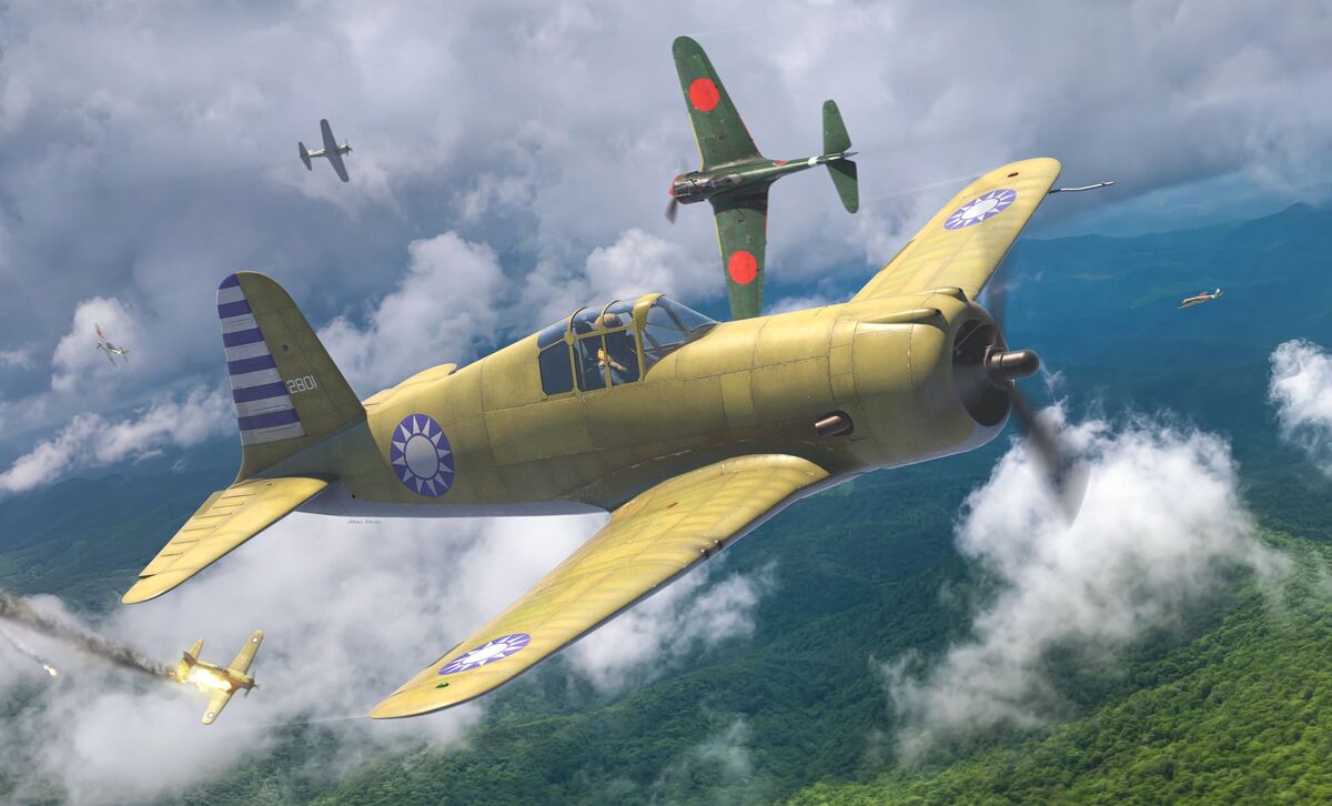 Dora Wings 48053 Vultee P-66 Vanguard 1/48