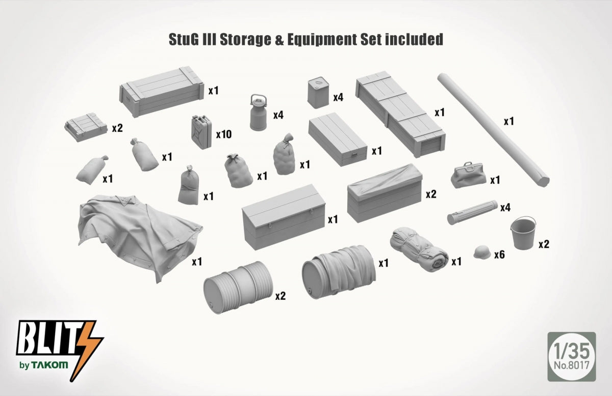 Takom 8017 StuH 42 StuG III Ausf. G Mid Production 2 in 1 1/35 – image 5