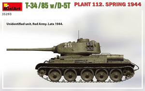 MiniArt 35293 T-34/85 w/D-5T PLANT 112. SPRING 1944 1/35 – obrázek 4