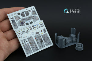 Quinta Studio QDS+32230 Tornado IDS Italian 3D-Printed &amp;amp; colored Interior on decal paper (Italeri) (Small version) (with 3D-printed resin parts) 1/32 – image 2