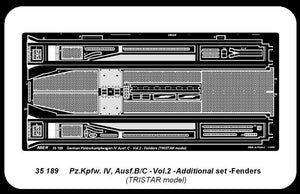 Aber 35189 German medium tank Pz.Kpfw. IV, Ausf.B/C - vol. 2 - additional set - fenders 1/35 – Bild 3