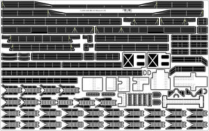 Pontos 22004F1 USS BB-61 Iowa 1944 Detail Up Set (Without wooden deck) 1/200 – image 5