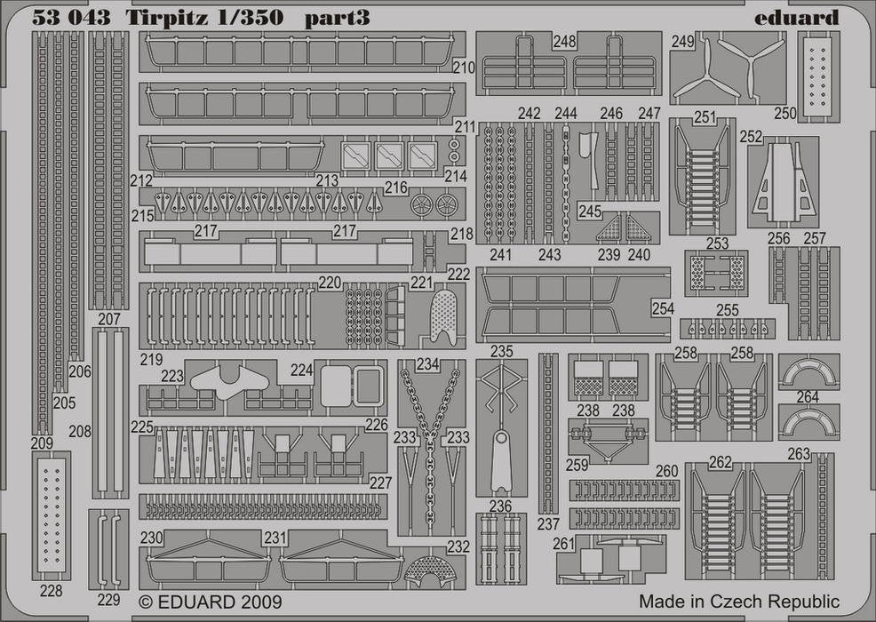 Eduard 53043 Tirpitz 1/350 REVELL – Bild 3