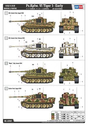 Hobby Boss 82607 Pz.Kpfw. VI Tiger 1 Early 1/16 – Bild 4