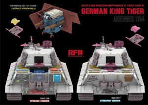 Rye Field Model 5137 German King Tiger Pz.Kpfw. VI Ausf. B Ardennes 1944 Standard Version 1/35 – image 5
