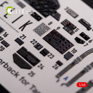 KELIK K48015 P-47D &amp;quot;Razorback&amp;quot; interior 3D decals for Tamiya kit 1/48 – immagine 6