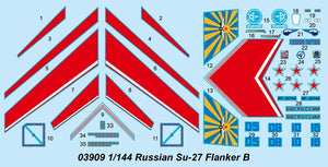 Trumpeter 03909 Russian Su-27 Flanker B 1/144 – obrázek 3