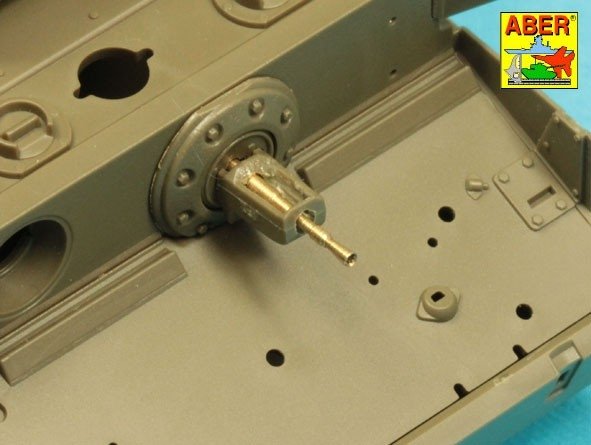 Aber 35L-332 76.2 mm (3 inch) 17 pounder Mk. II barrel with muzzle brake for A34 COMET tank 1/35 – Bild 7