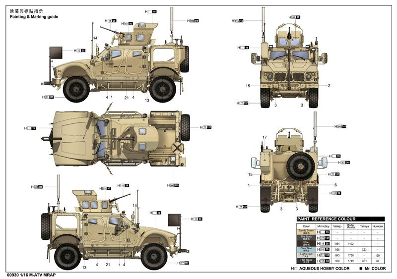 Trumpeter 00930 US M-ATV MRAP 1/16 – Bild 3