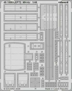 Eduard BIG49478 MH-6J for ICM 1/48 – obrázek 3