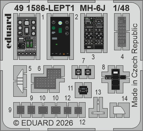 Eduard BIG49478 MH-6J for ICM 1/48 – obrázek 2