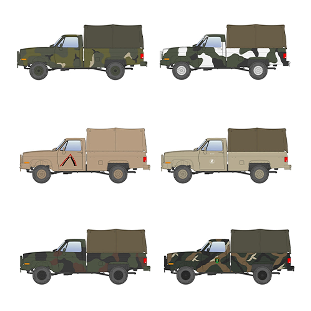 AK Interactive AK35031 M1008 TROOP CARRIER WITH TARP 1/35 – image 12