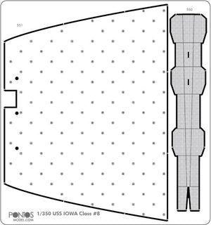 Pontos 35009F1 USS BB-63 Missouri 1991 Detail Up Set 1/350 – obrázek 11
