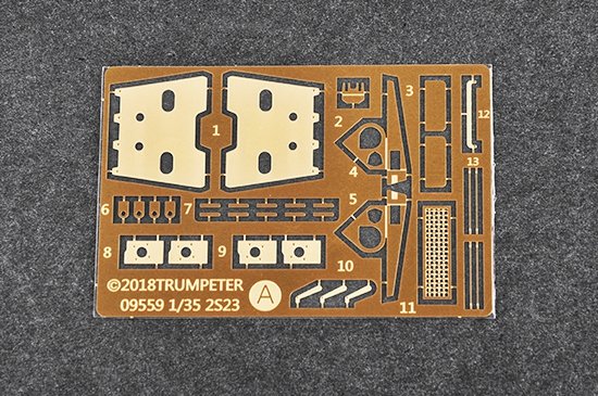 Trumpeter 09559 2S23 Nona-SVK 120mm Self-Propelled Mortar System 1/35 – Bild 13