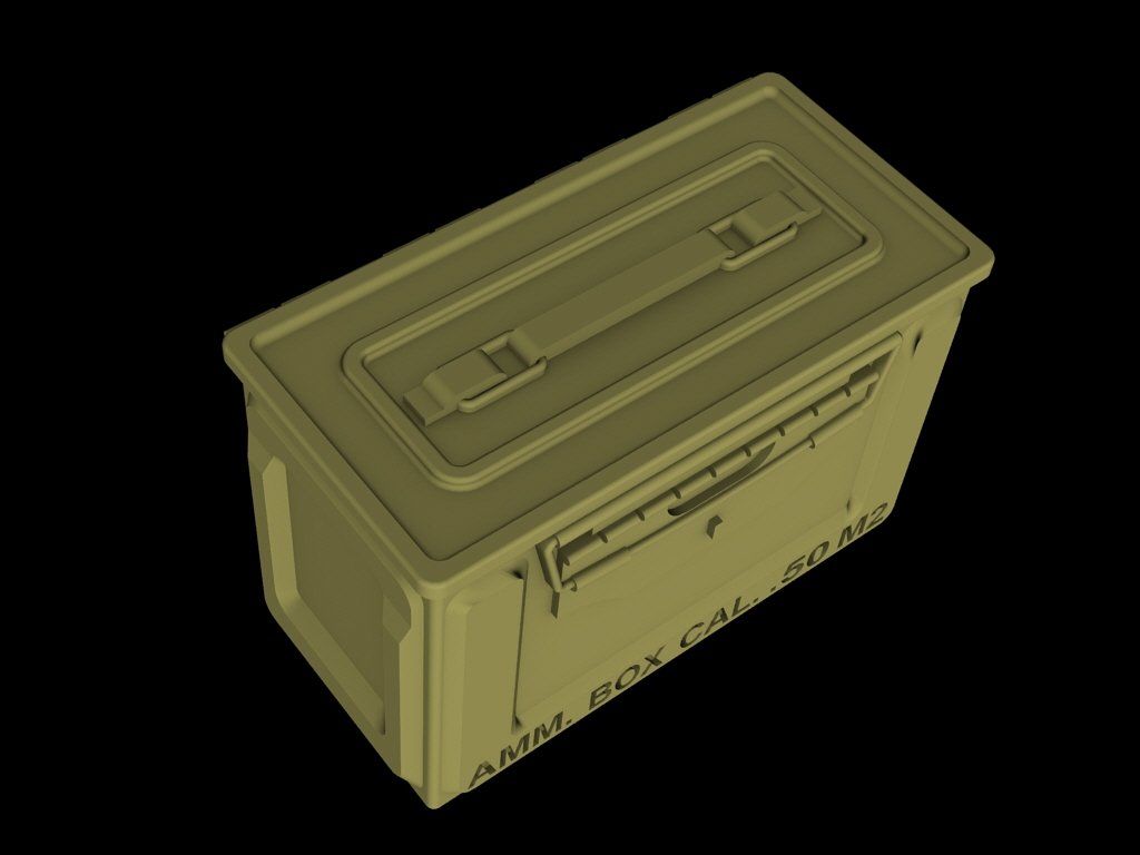 Panzer Art RE35-394 US ammo boxes for 0.5 ammo (metal pattern) 1/35 – image 2