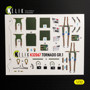 KELIK K32067 TORNADO GR.1 - interior 3D decals for Revell kit 1/32 – zdjęcie 4