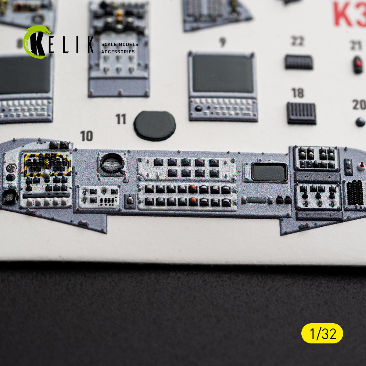 KELIK K32067 TORNADO GR.1 - interior 3D decals for Revell kit 1/32 – zdjęcie 6