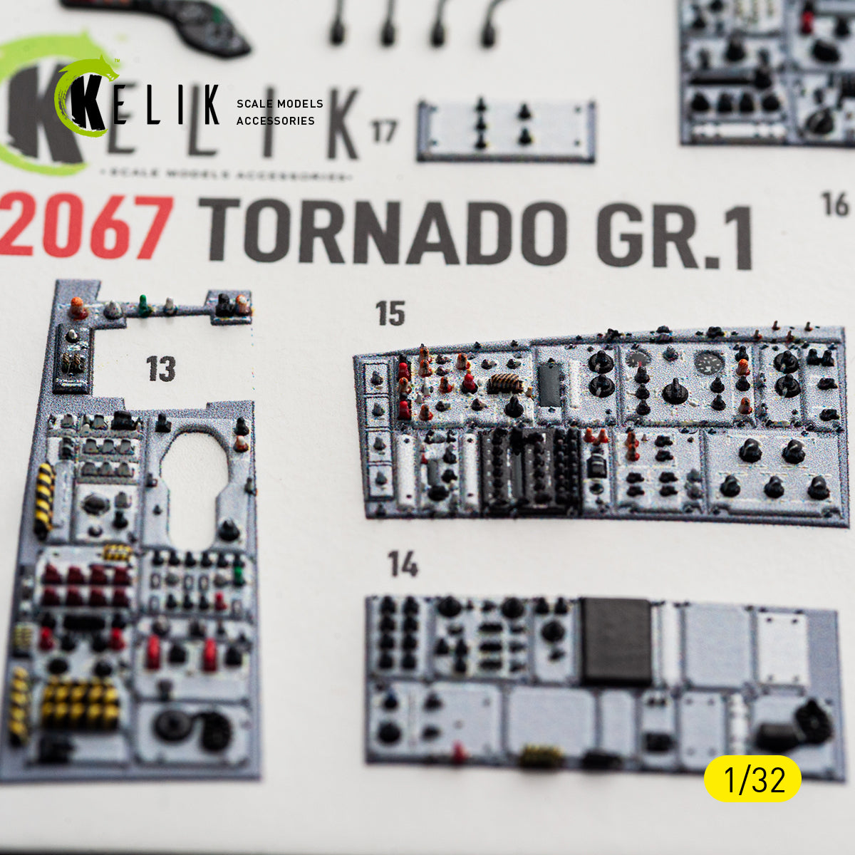 KELIK K32067 TORNADO GR.1 - interior 3D decals for Revell kit 1/32 – zdjęcie 7