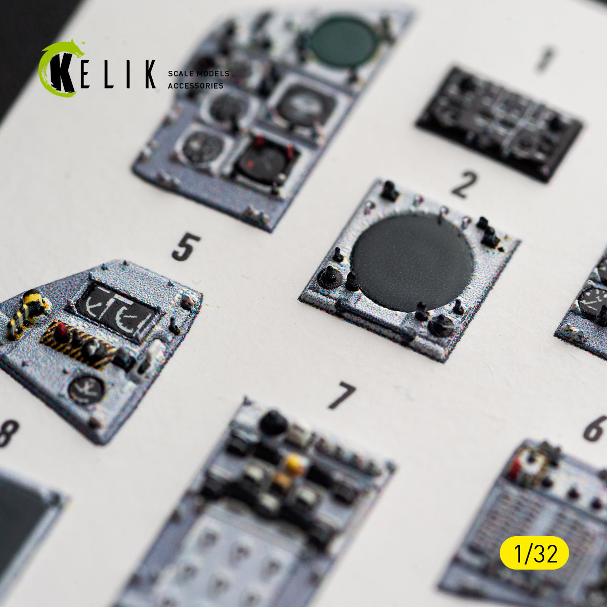 KELIK K32067 TORNADO GR.1 - interior 3D decals for Revell kit 1/32 – zdjęcie 8