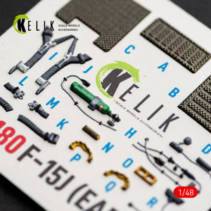 KELIK K48180 F-151 (Early) - interior 3D decals for Hasegawa kit 1/48 – imagen 4