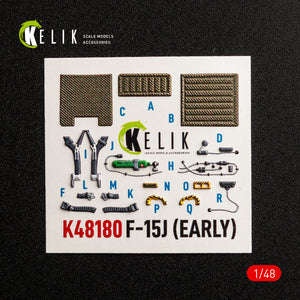 KELIK K48180 F-151 (Early) - interior 3D decals for Hasegawa kit 1/48 – imagen 7